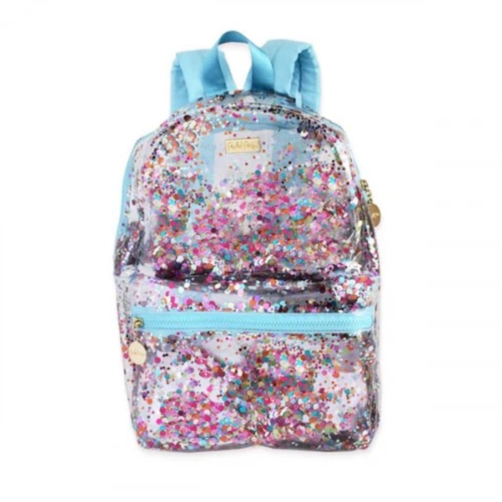 Packed Party Confetti Backpack – Light Blue
